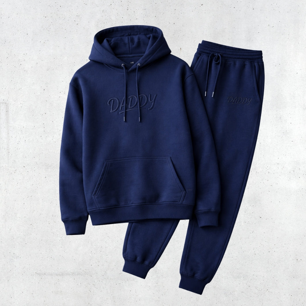 Navy Blue Hoodie & Sweatpants - Daddy™